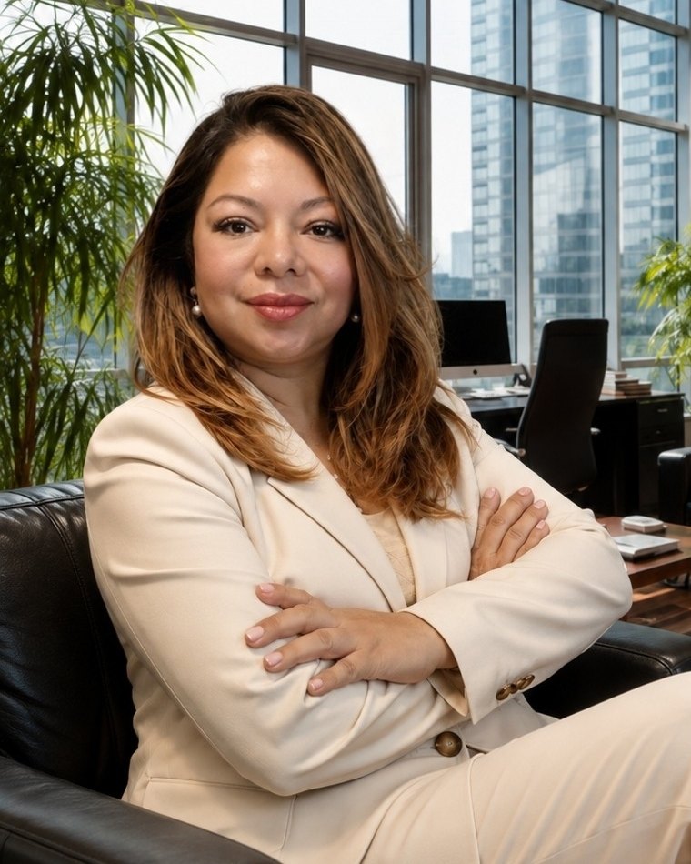 Retrato de Madelaine Castro.